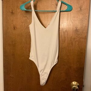 Chic Cream One-Piece Swimsuit